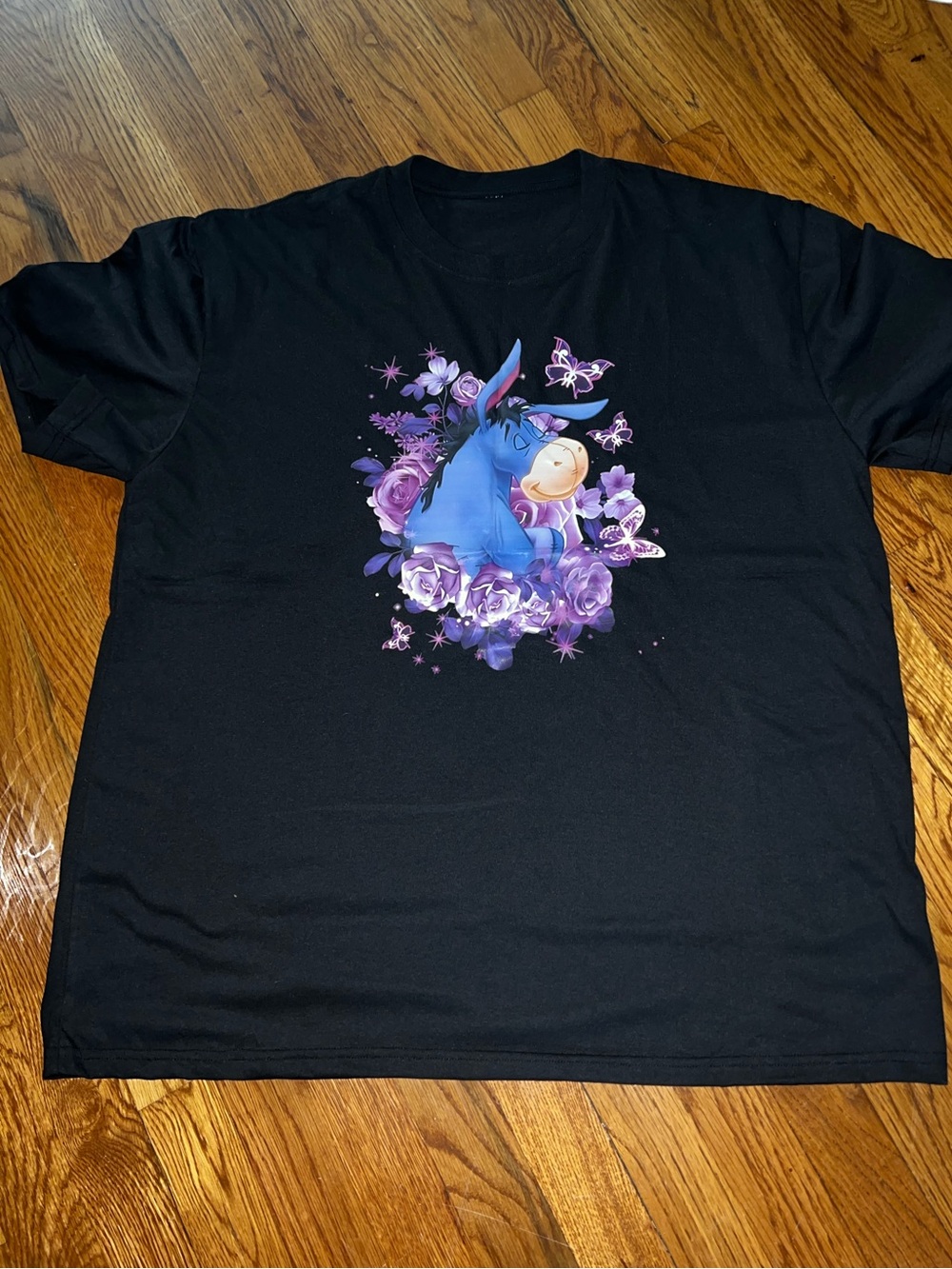Women’s Eeyore Black t-shirt - NWOT - XL